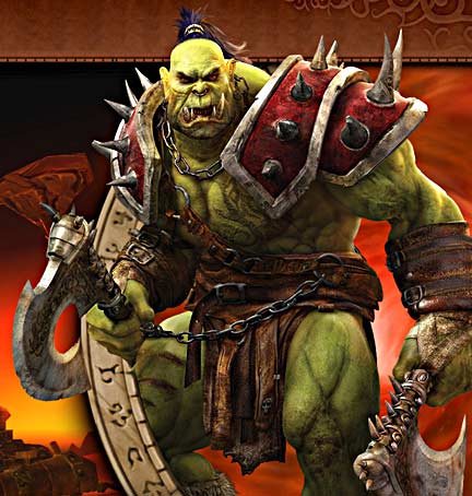 An Orc warrior from the "World of Warcraft" online computer game, or an agent from the U.S. National Security Agency? Image courtesy of Blizzard Entertainment, producer of World of Warcraft. 