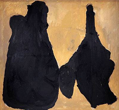 "The Wedding." Robert Motherwell. Oil on canvas. 1958.