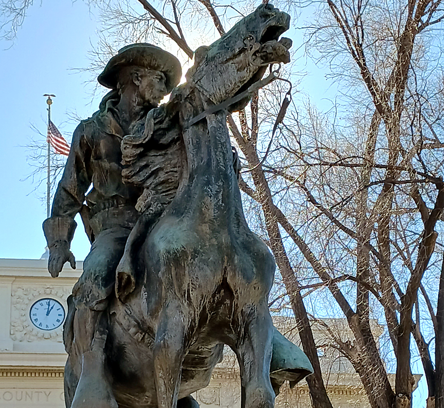 African American Cowboy Riding Horse Sculpture Statue store Art 12