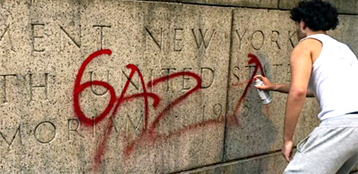 Statues Vandalized in NYC Day of Rage